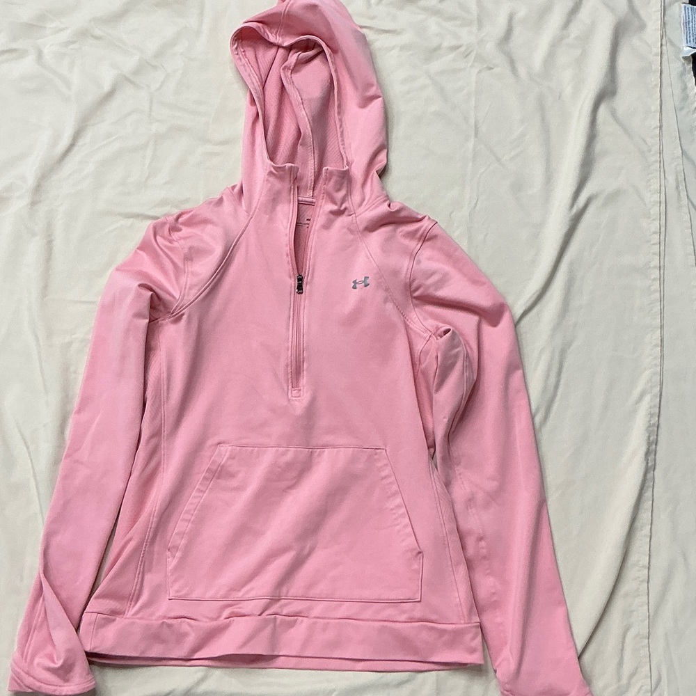 Under Armour Pink Hoodie Sweatshirt